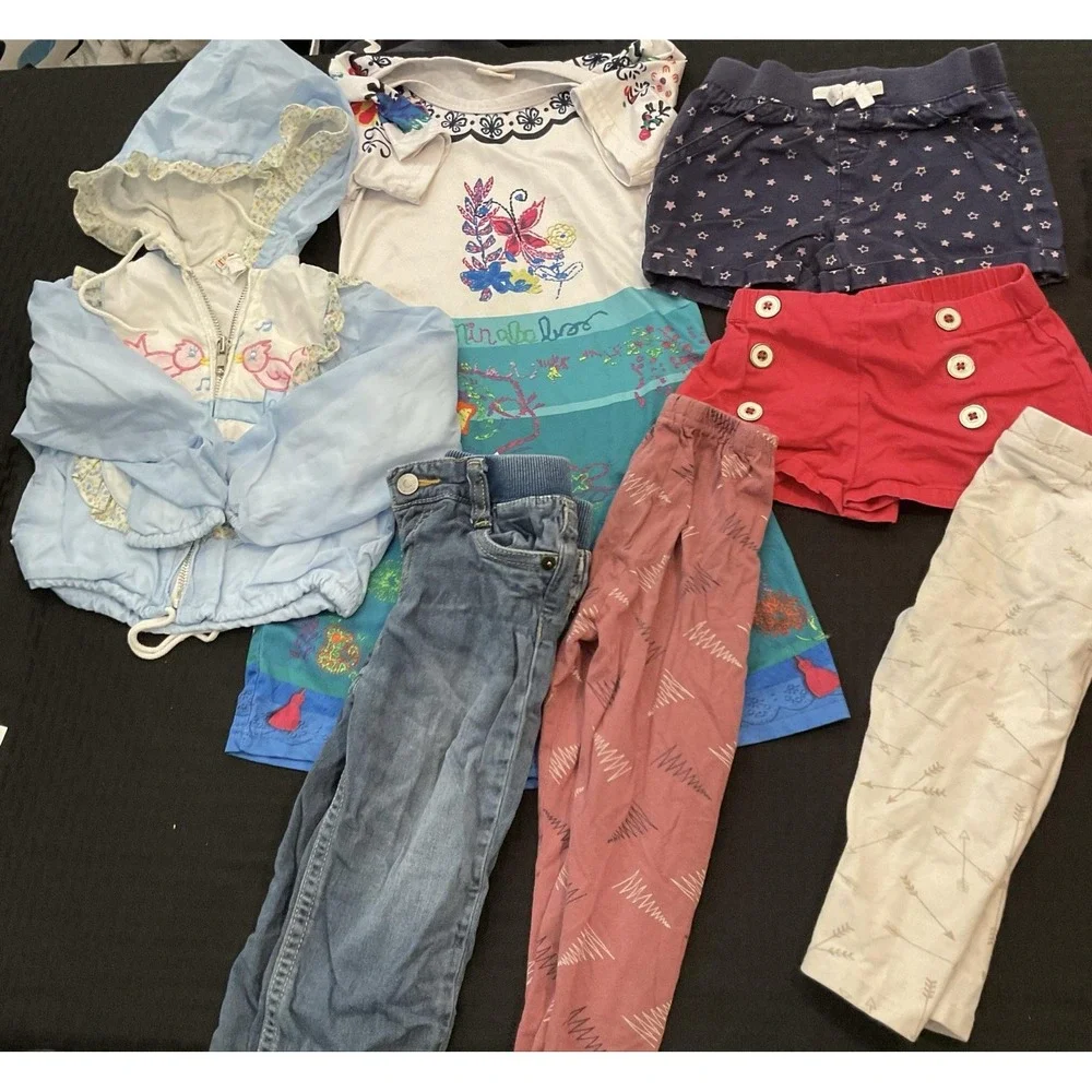 Mixed Brands Outfit Lot Girls 2T/24M 21pc Tops Pants Dresses Disney Minnie